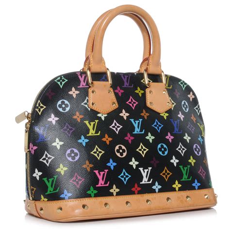 louis vuitton alma black multicolor kylie jenner|authentic louis vuitton alma pm.